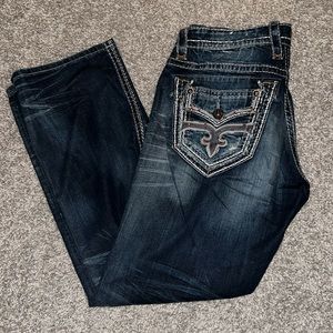 Men’s Rock Revival Buckle Jeans Size 38/34